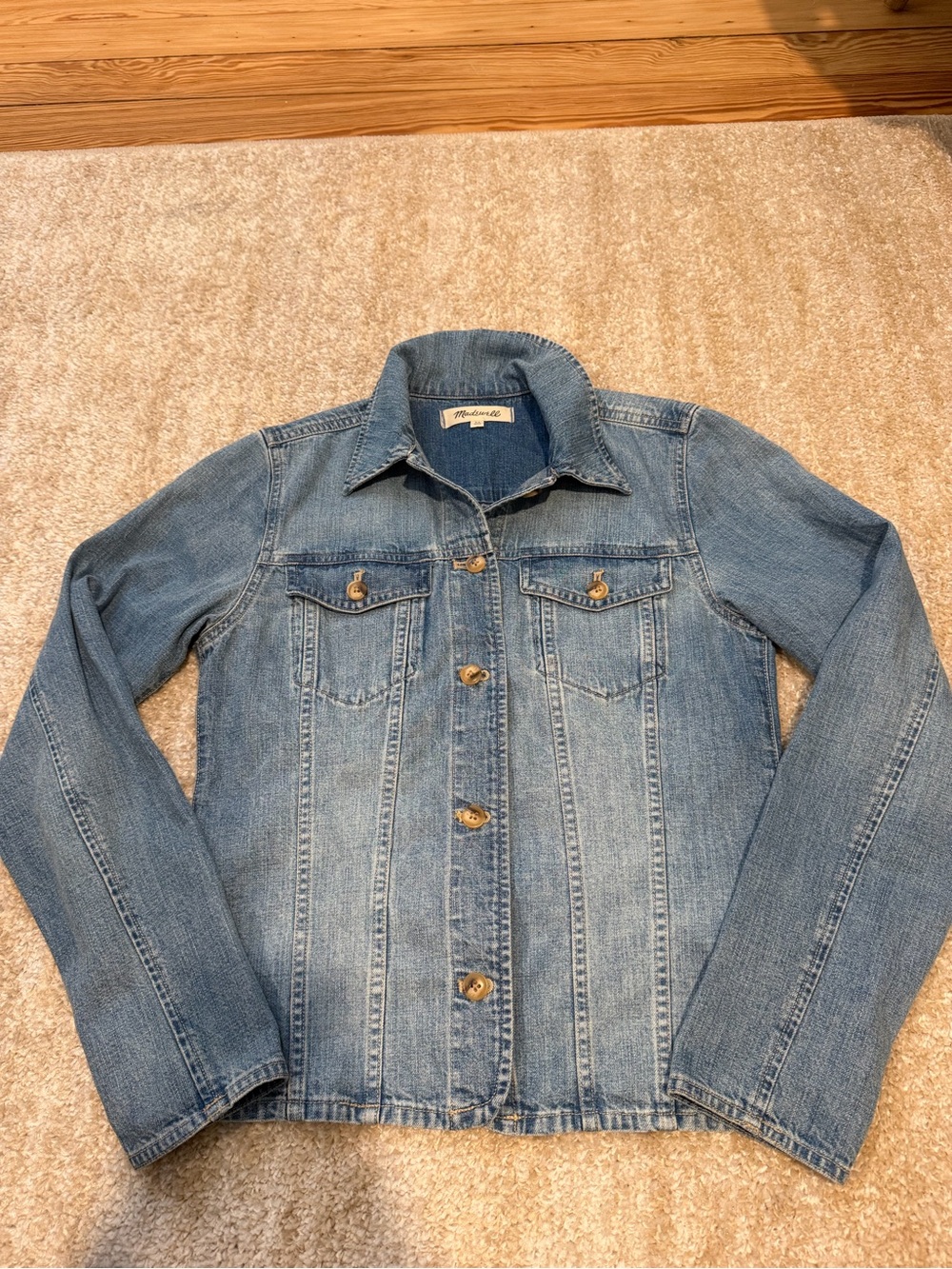 Madewell Light Wash Denim Shirt/Jacket
